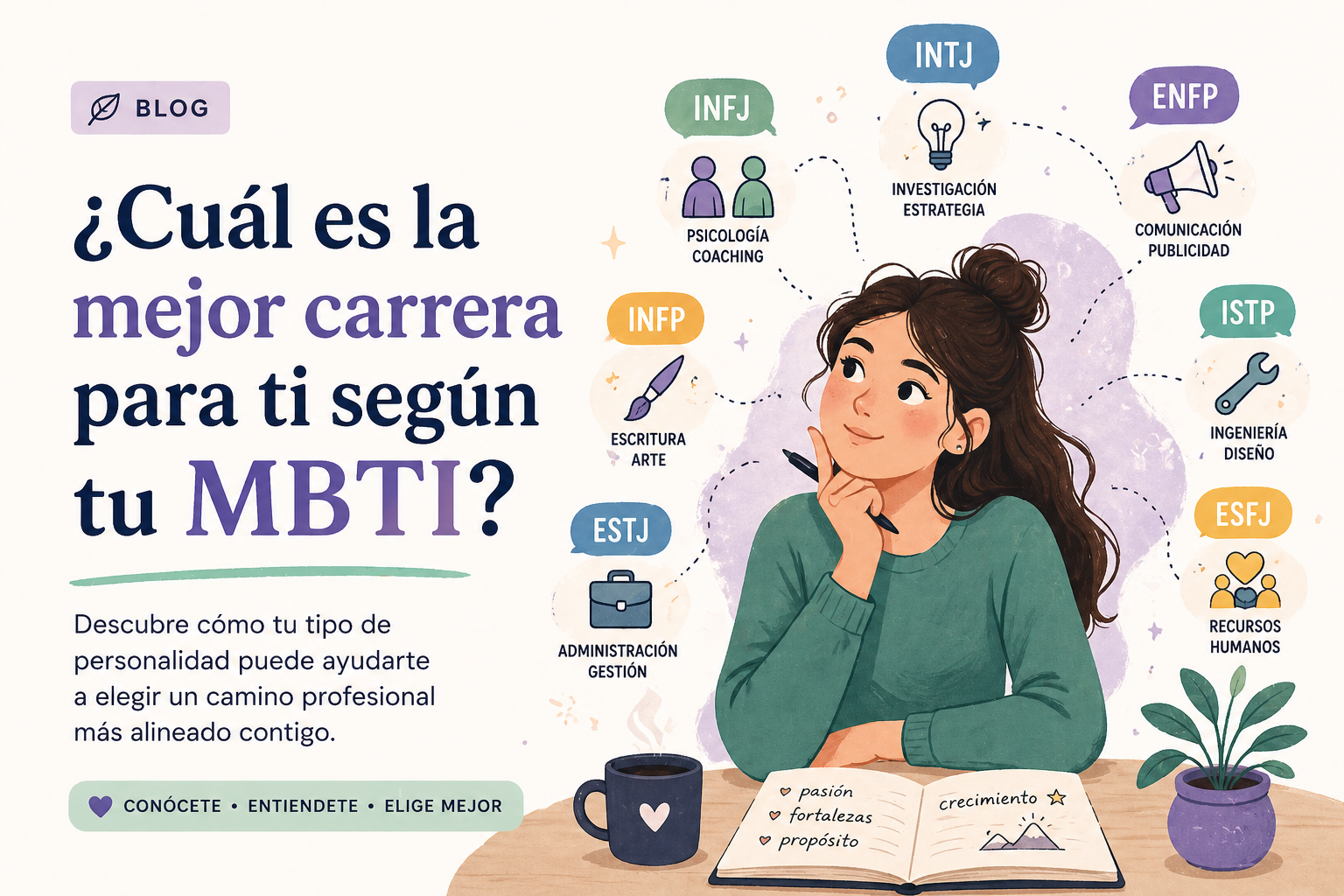 Cuál es la mejor carrera para ti según tu MBTI​